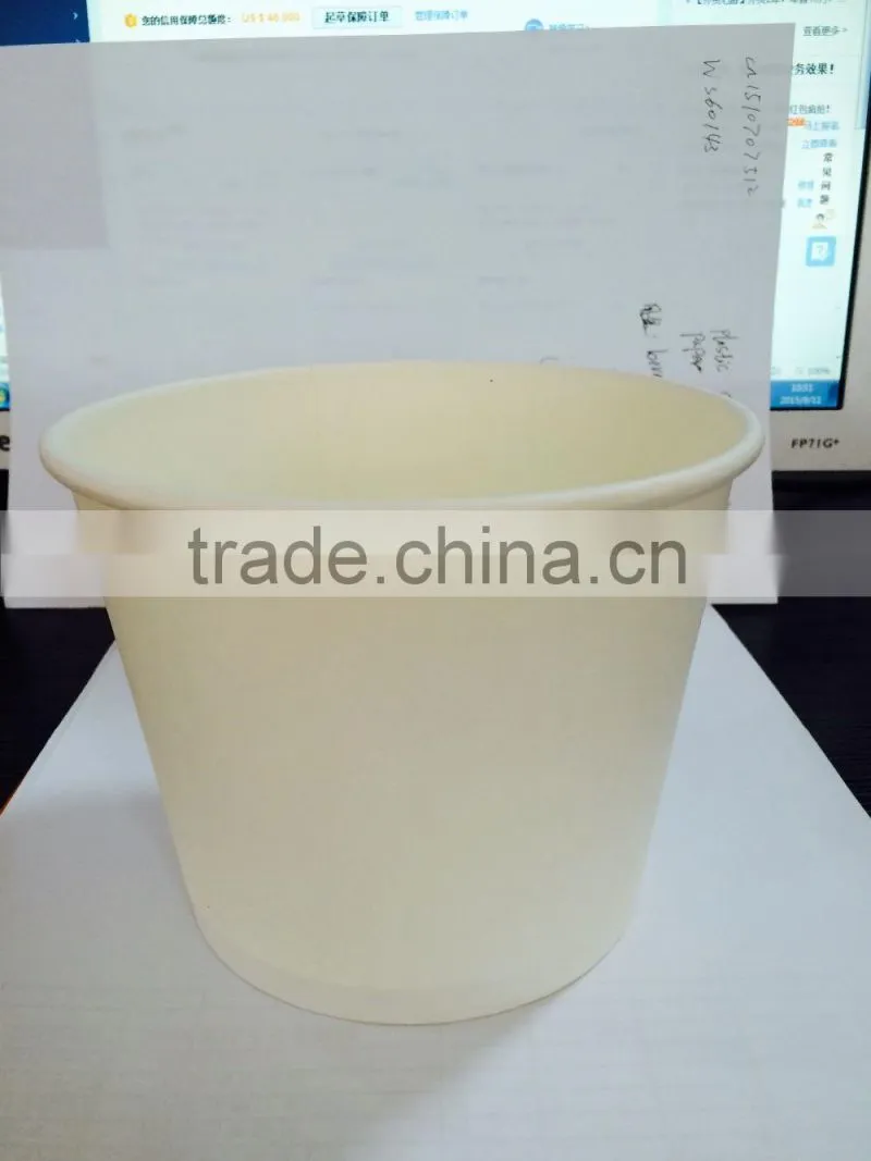 logo printed disposable paper buckets