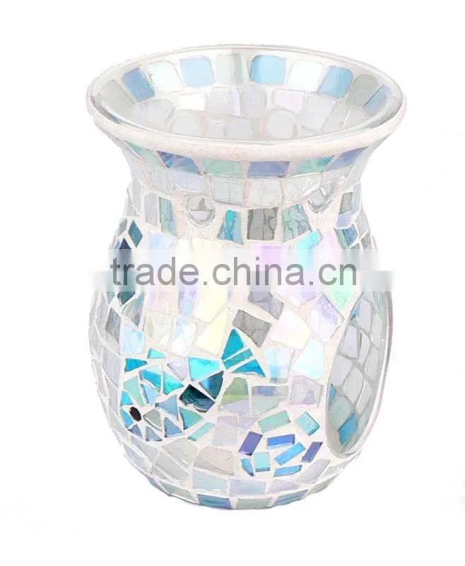Mosaic glass fragrance oil burner
