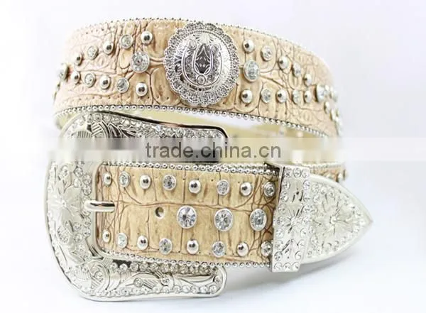 2015 Hotsale China supplier silver rhinestone belts for garment
