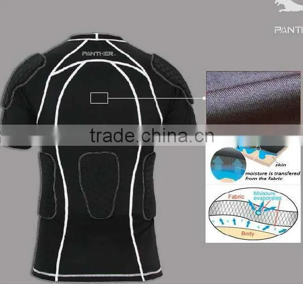 Sublimation Soccer Compression Padding Jerseys