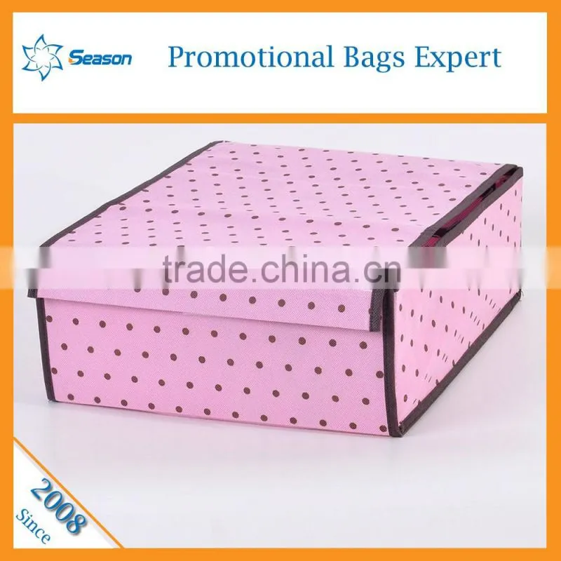 Fabric storage bag underwear storage box collapsible storage box