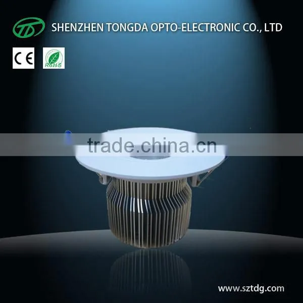 30w 8inch square/round white SMD led recessed downlight 3000K 4000K (TongDa)