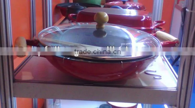 cast iron wok