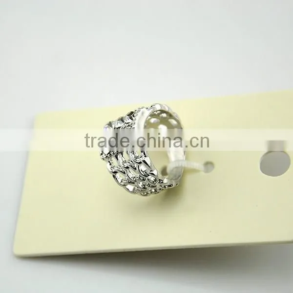 New Fashion Wedding Nail 925 Silver Diamond For Men Knuckle Ring