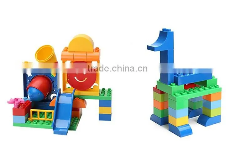 Colorful funny 138pcs children plastic pipe blocks building toys