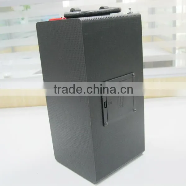 Stereo HIFI Cube Portable Wooden Speaker