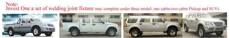 Left Hand Driving Euro IV Standard Gasoline Engine Double Cabin 4x4 Pickup