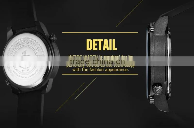 WEIDE Luxury Brand Military Quartz Watch Silicone Strap Compass Function Clock Men Sports Watch Relogio Masculino Men's Watches