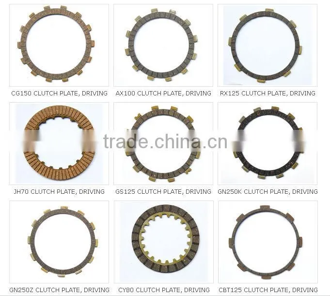New technology of anti-burning CY80 motorcycle part clutch plate