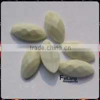 Feilang 4x8mm flat back decorative resin beads