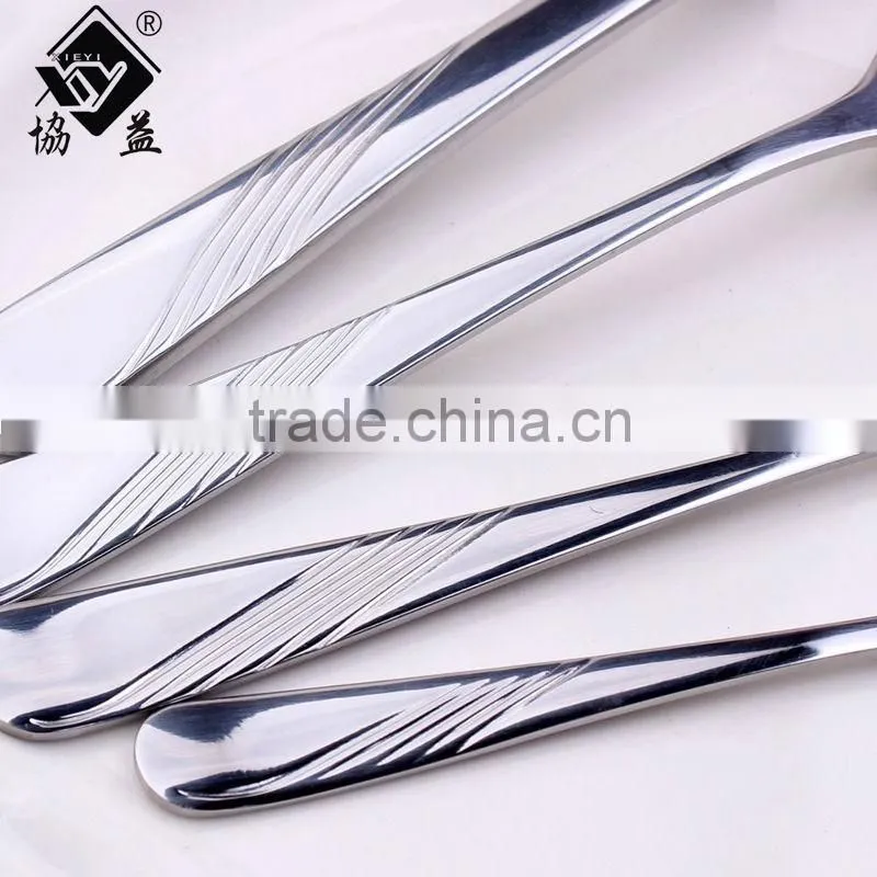 Fasion Design Moden Mirror Polish Wholesale Stainless Steel Dinnerware