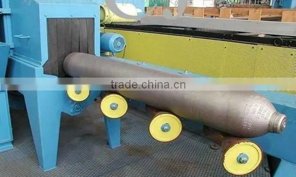 CE CERTIFICATION Oil Tank Shot Blasting Machine