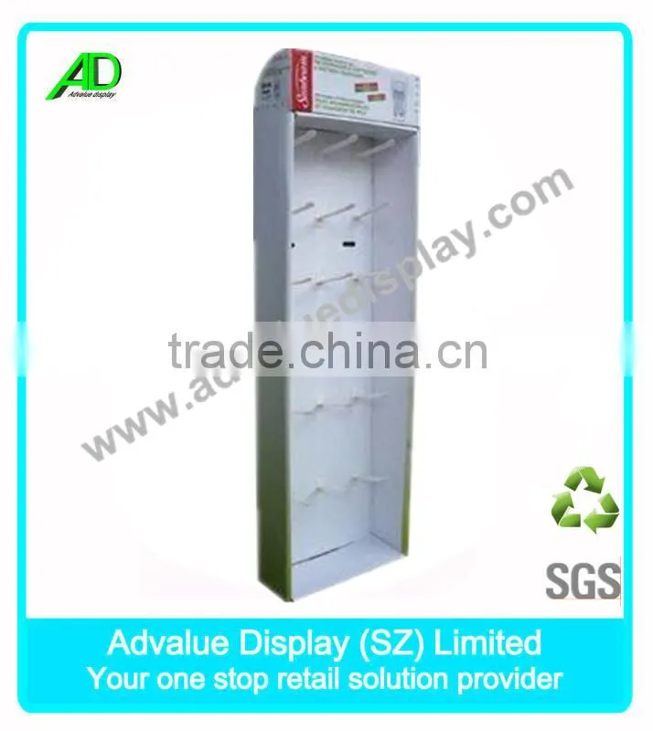Customized Peg Cardboard Hooks Sidekick Display