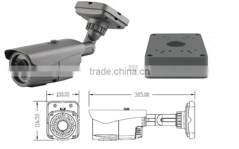 Good deal latest new product 960P autozoom cctv camera with 60meter long ir disrance