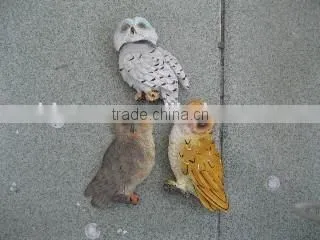 animal owl shape resin fridge magnet