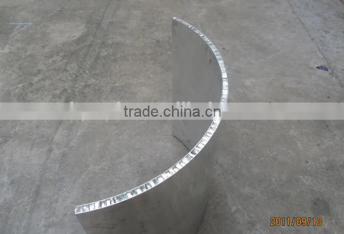 Curved Aluminum Honeycomb Panel