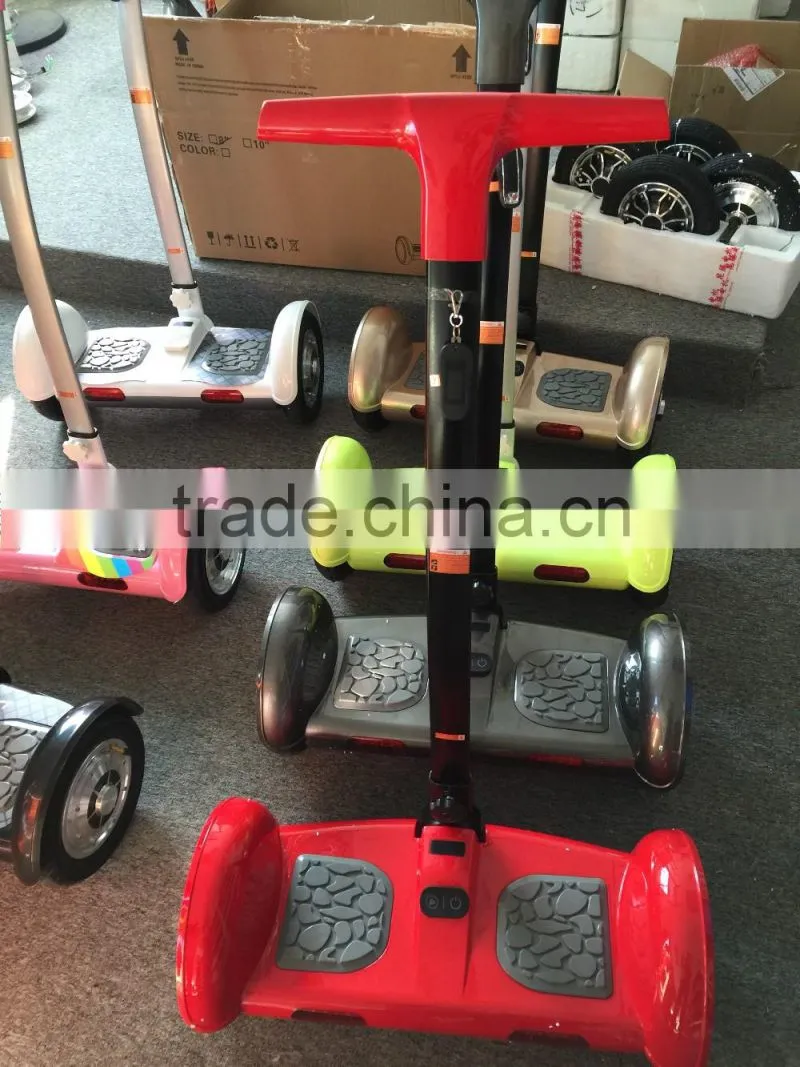 2016 fashion smart Balancing shenzhen hoverboard 2 Wheel Electric Standing Scooter by hand drifting factory no tax