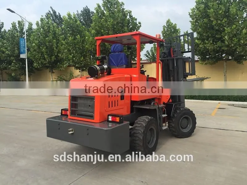 New Design Forklift Truck 2Ton Rough Terrain Forklift With Best After-Sale Service