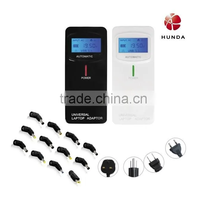 HUNDA DC Car Charger Auto Universal Laptop Notebook AC Adapter with LED Display