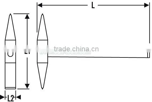Non Magnetic Anti-rust High quality safety tools Titanium WELDERS CHIPPING HAMMER