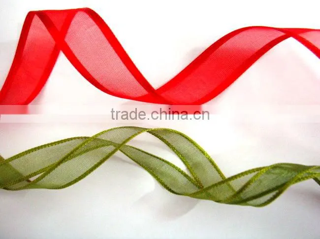 Colorful Sheer Organza Ribbon