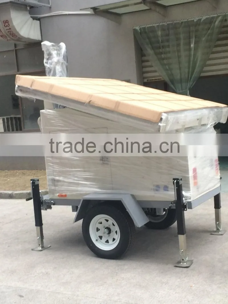 solar panel diesel generator light tower vehicle-mounted light tower