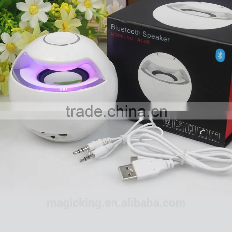 LED light wireless mini bluetooth speaker hand free
