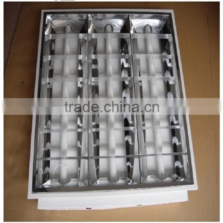 G5 G13 Reflective louver fitting 0.3 0.4 thickness T5 T8 light fixtures