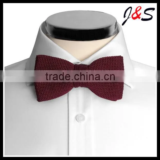 Custom 100% silk knitted Bow Ties for men