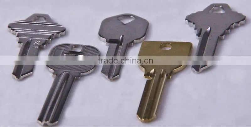 Door blank nickel silver key