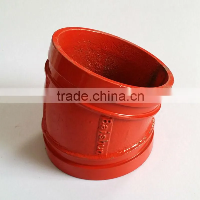 11.25 degree grooved elbow