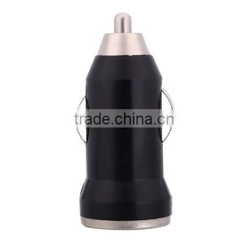 Bullet Shape Mini Car Charger Adapter with USB port