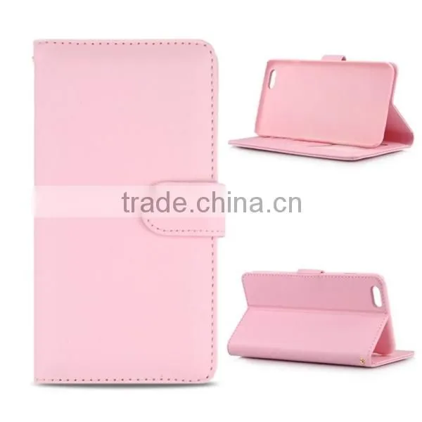 Shenzhen factory leather case for apple iphone 6 plus, flip wallet case for iphone 6 plus,for apple iphone 6 plus case