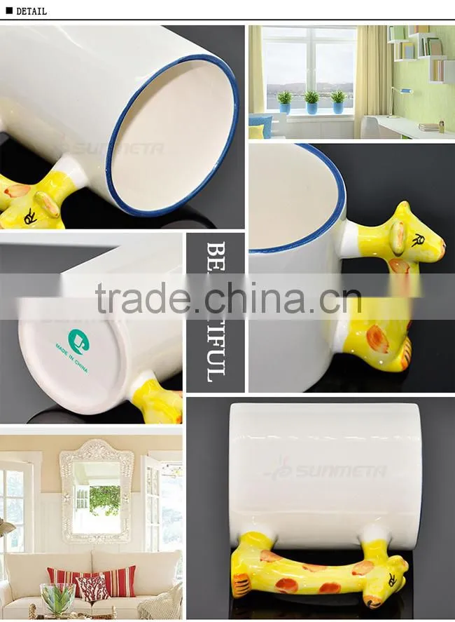 Sunmeta cheap ceramic sublimation cute animal print mug(MKB10-30)