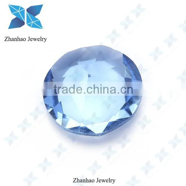 Blue glass synthetic gemstones