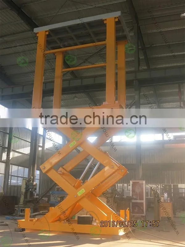 Double post car lift/double deck parking lift/double deck car parking system