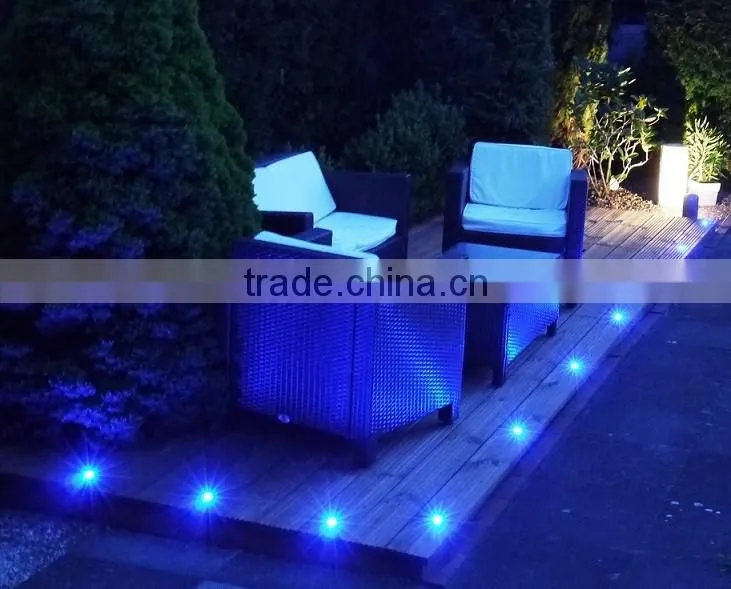40mm 12v led deck light 10pcs set white