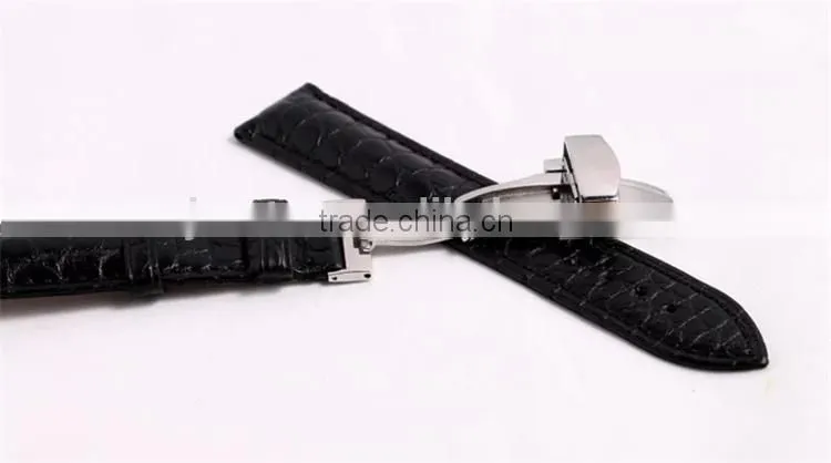 Luxury 100 % Alligator Handmade Leather Watch Strap for iWatch