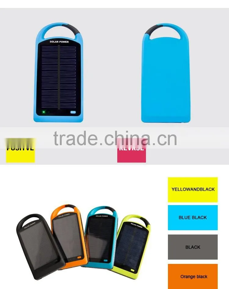 2016 new products 8000mAh mobile solar charger/portable power bank/mobile phone accessories