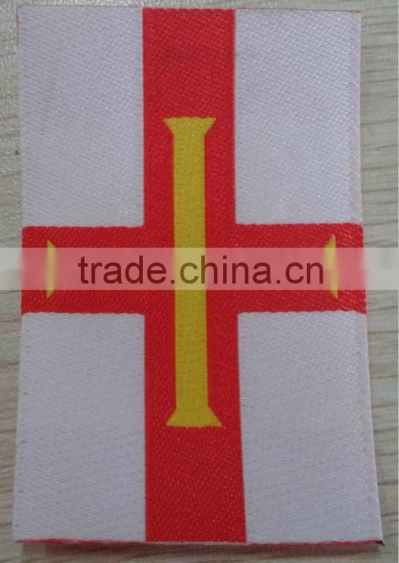 custom cross woven patch