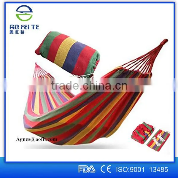 2016 Aofeite New design Outdoor Furniture General Use camping parachute single hammocks