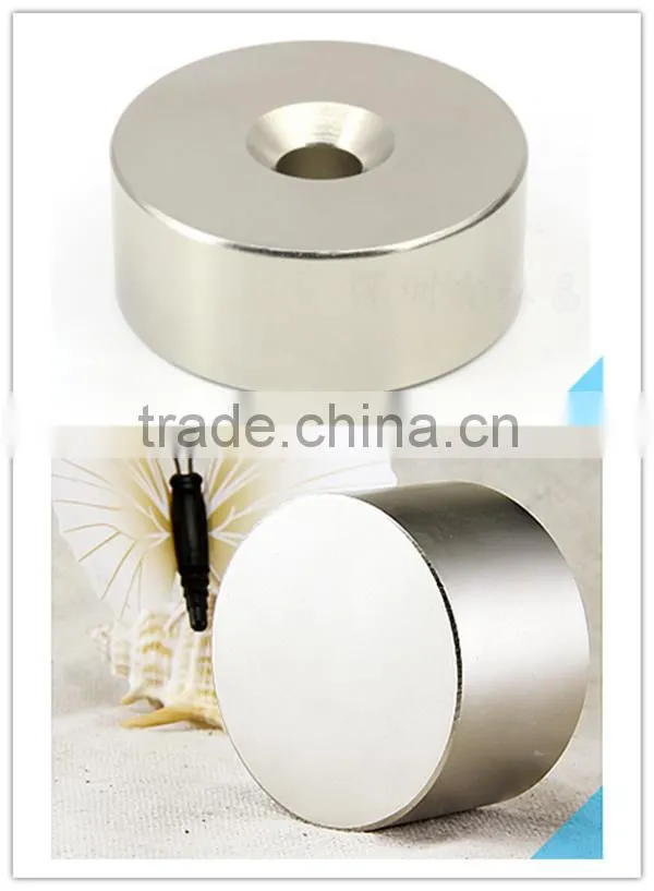 Custom promotional super strong permanent ndfeb big size neodymium magnet