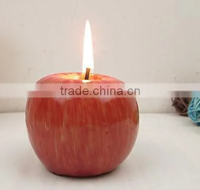 2015 hot selling christmas Eve apple candle