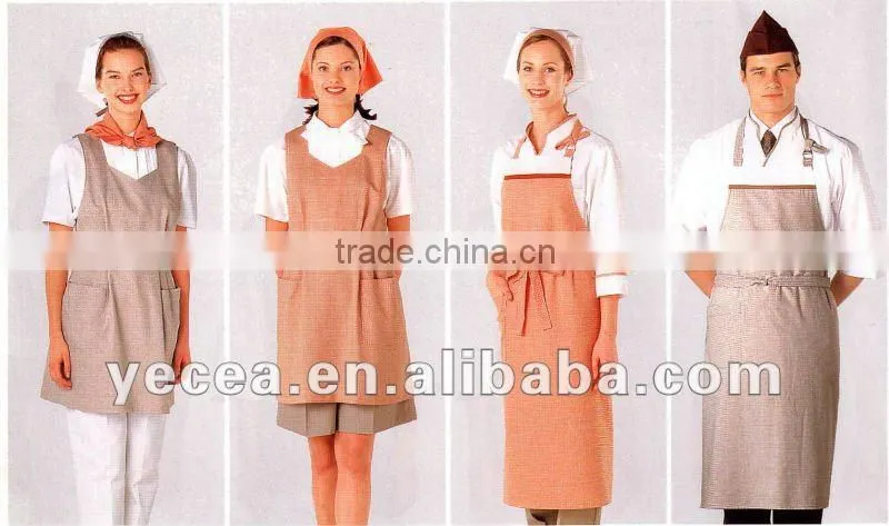 Customer-made resturant chef and waiter apron uniform