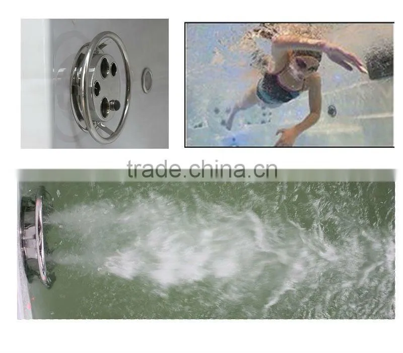 Luxury massage swimming spa cheap with big swim jets inflatable swimming spa