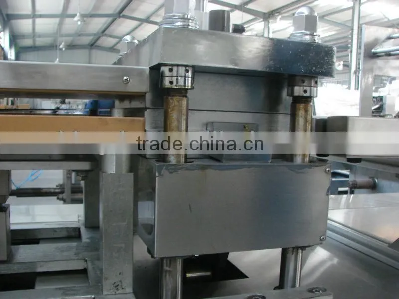 Automatic blister paper card filling and sealing machine for battery/toothbrush/etc