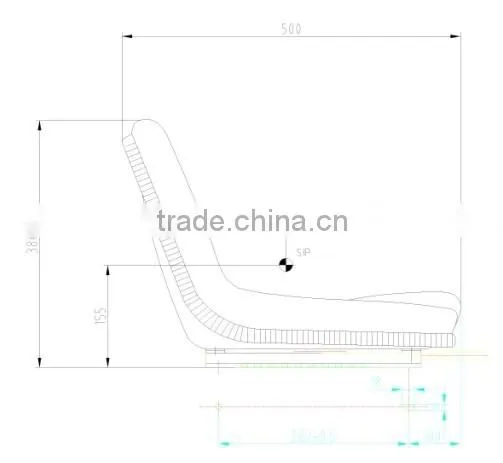 Durable cleaning car driver seat and tractor universal seat