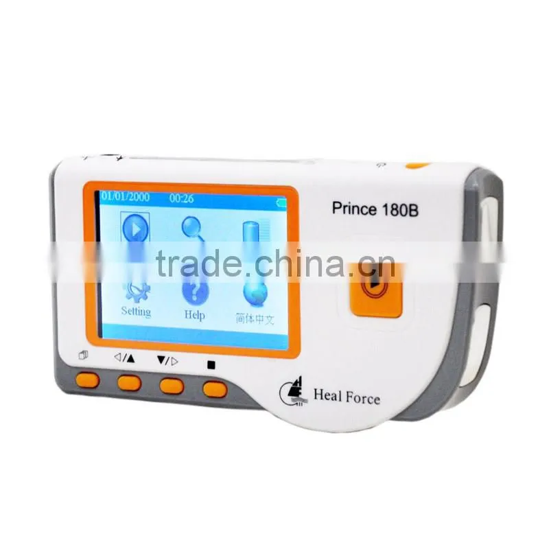 Portable Prince 180B Handheld ECG EKG Monitor Electrocardiogram LCD -Maggie
