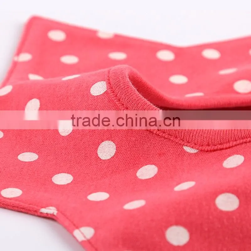 100% Cotton Infant Baby Bibs Flower Shape Decorate Waterproof Washable Cotton