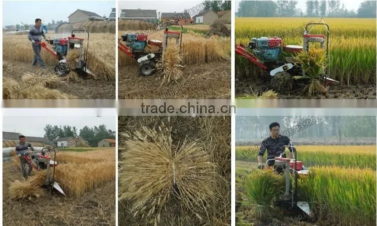 Self-walking Sesame Harvester Rice Wheat Reaper Binder Machine